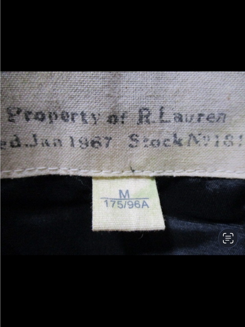 Denim & Supply Ralph Lauren Cream Brand Label Patch - Picture 6 of 6
